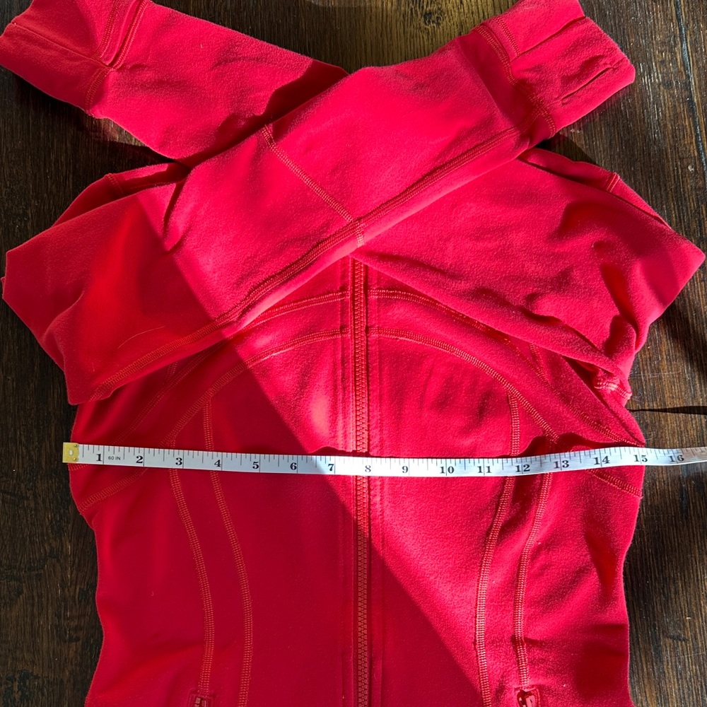 Lululemon Athletica Vibrant Red Berry Jacket/ Small - Picture 6 of 7
